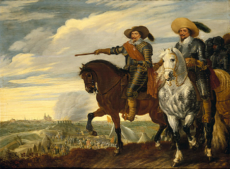 Frédéric-Henri d'Orange-Nassau et Ernst Casimir au siège de Bois-le-Duc – par Pauwels van Hillegaert